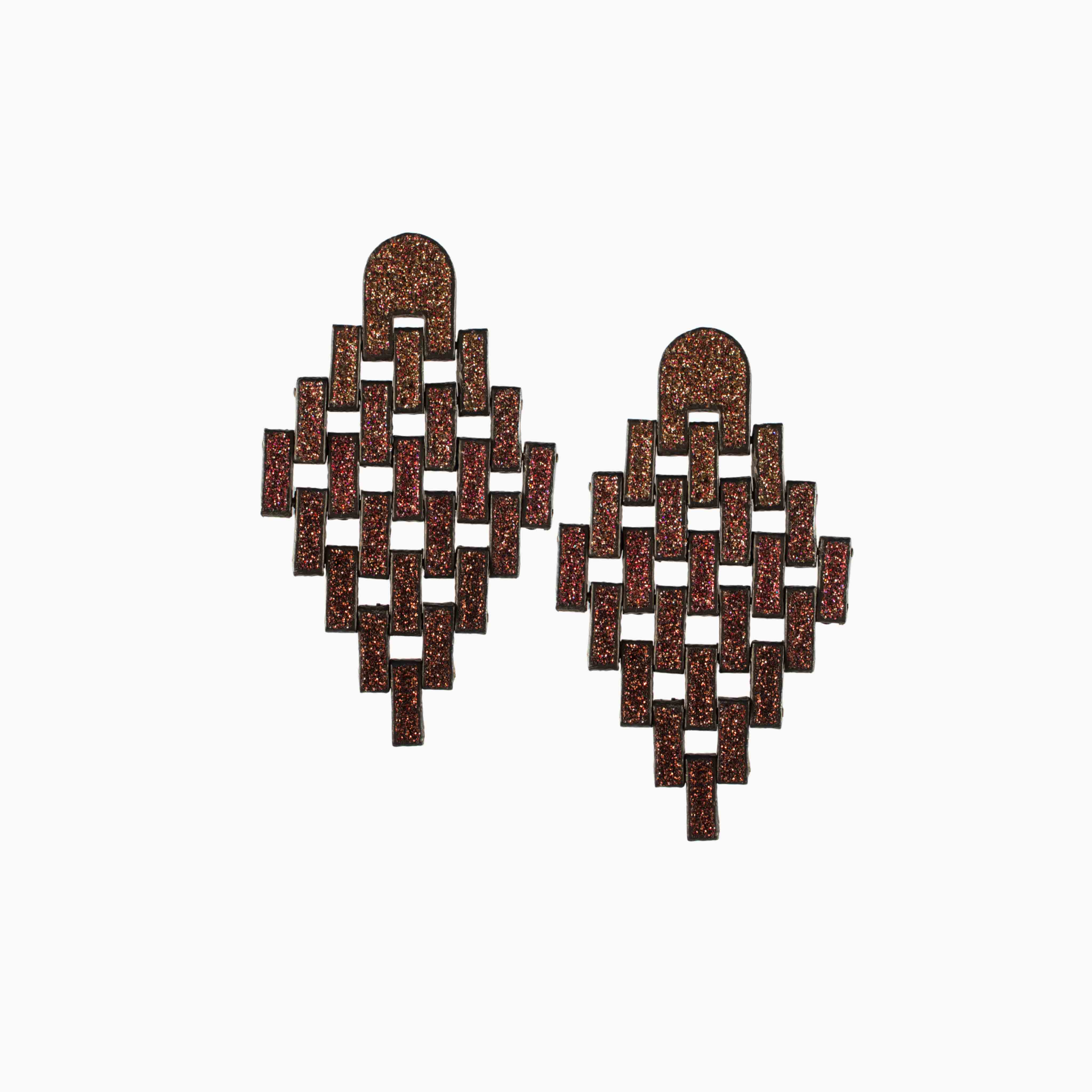 Flame Kamelite Earring