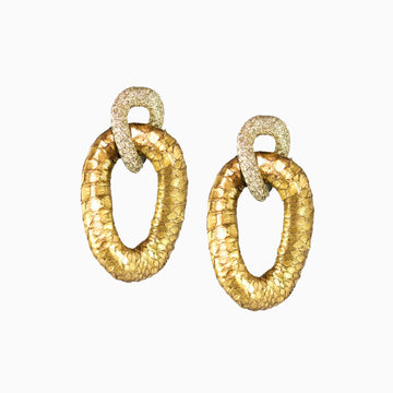 Aurum Exotic Snakeskin Earring