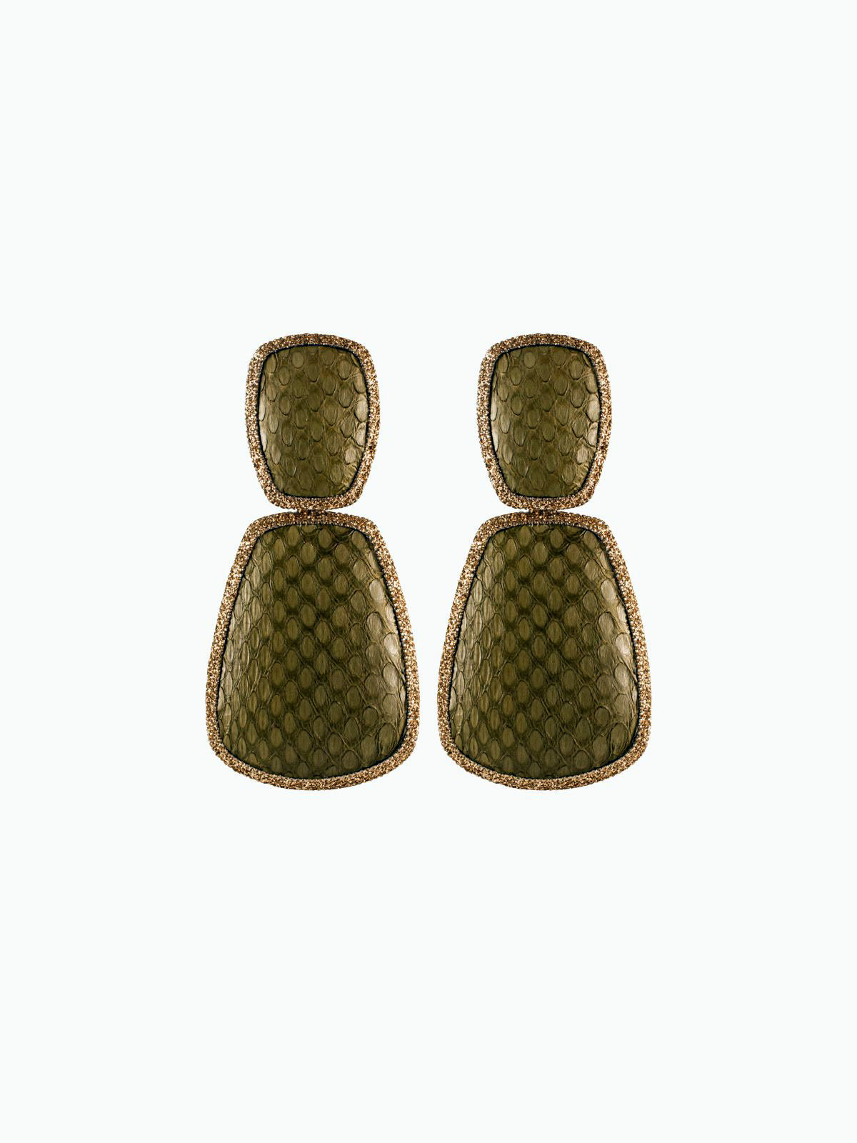 Elysia Exotic Snakeskin Earring