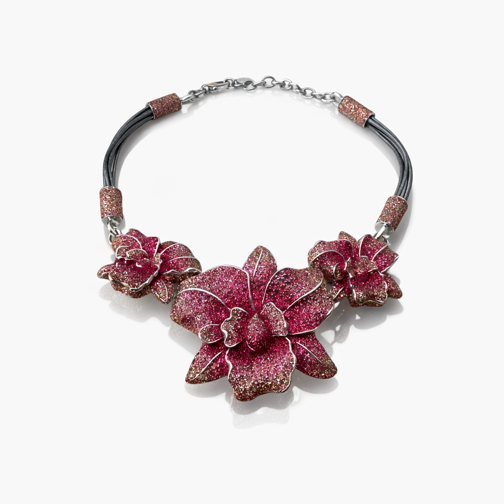 Orchid Kamelite Necklace