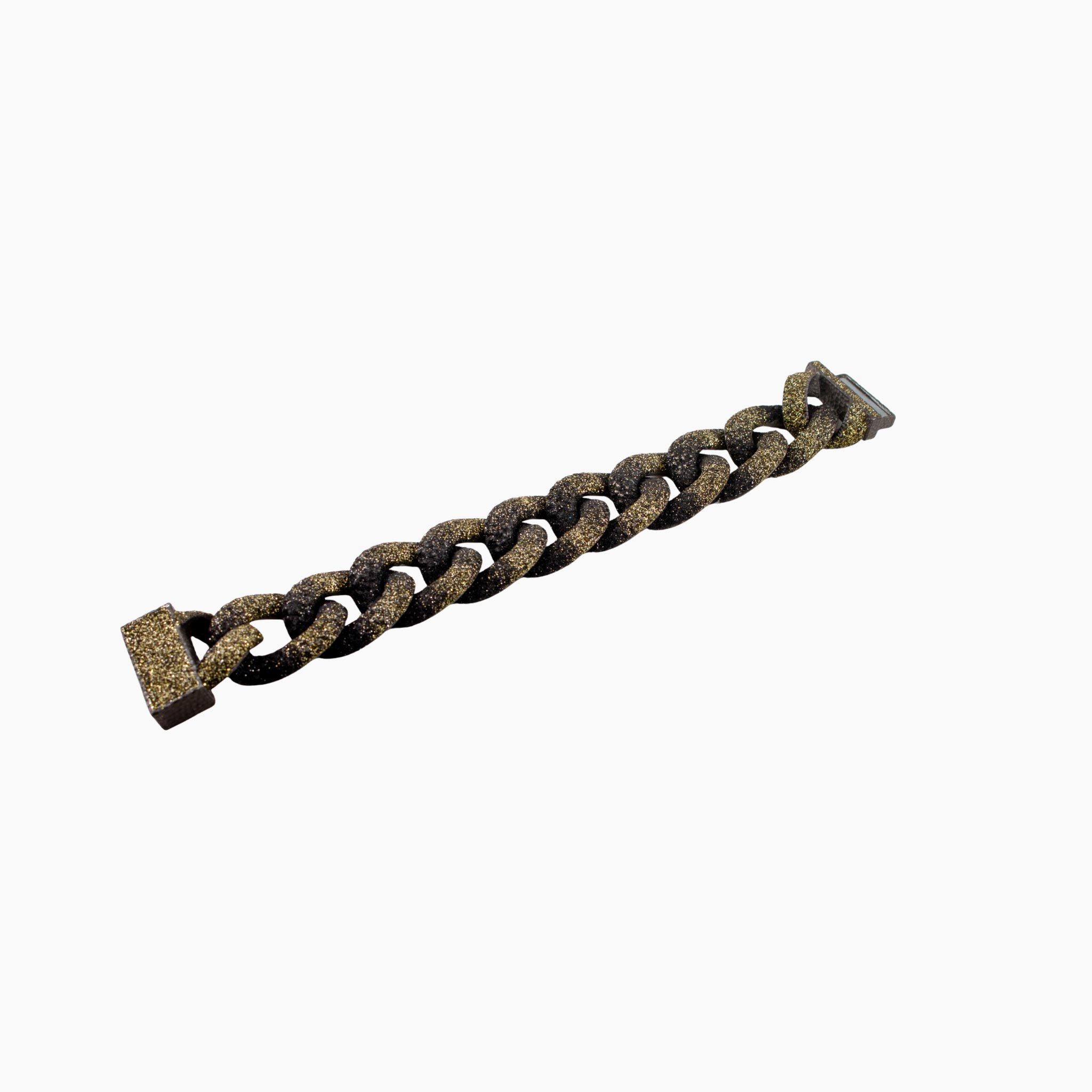 Chain bracelet on a white background