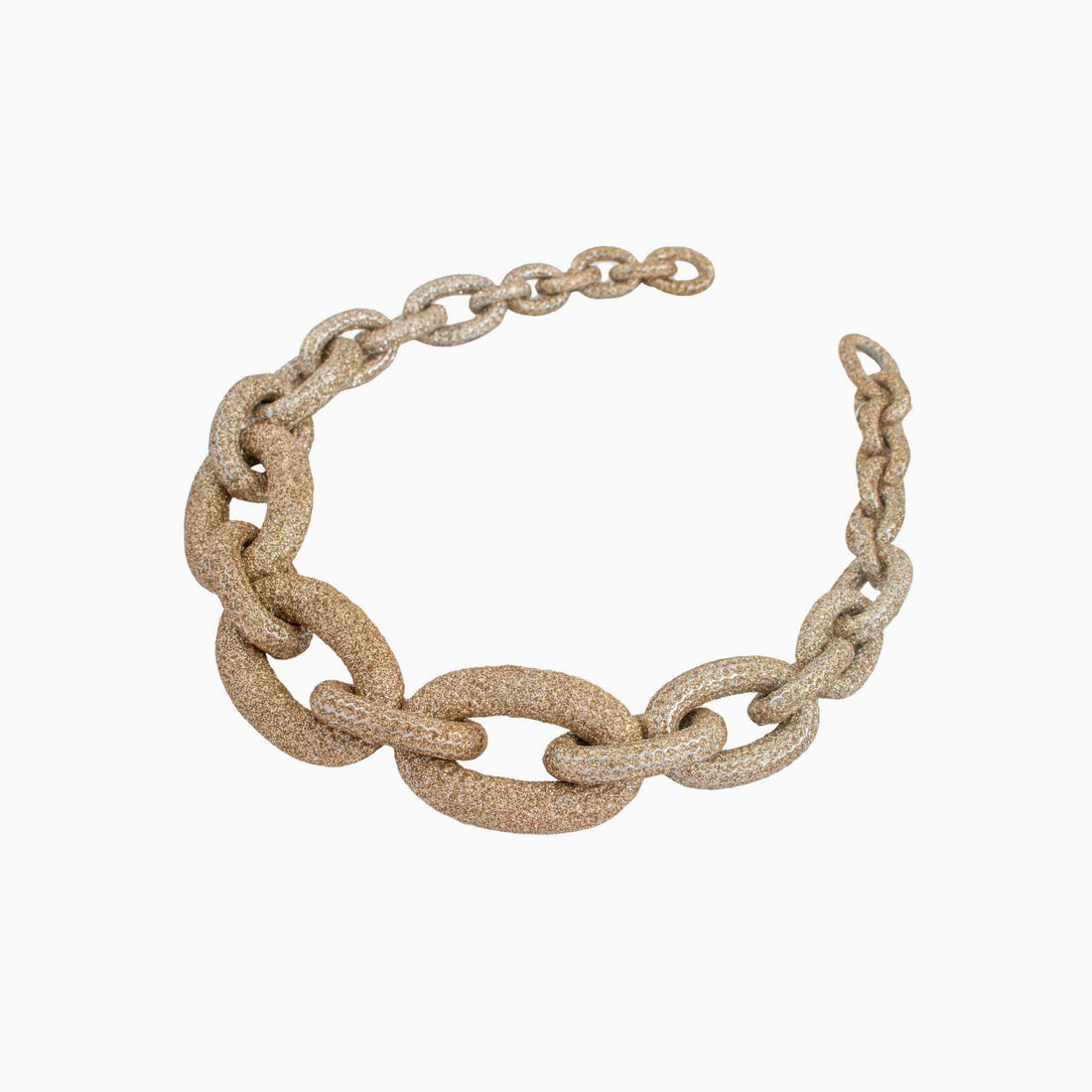 chain necklace on a white background