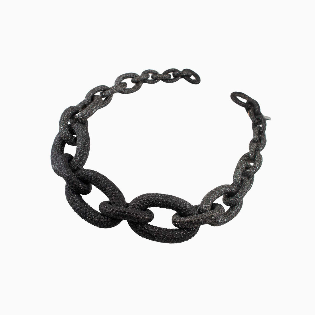 chain necklace on a white background