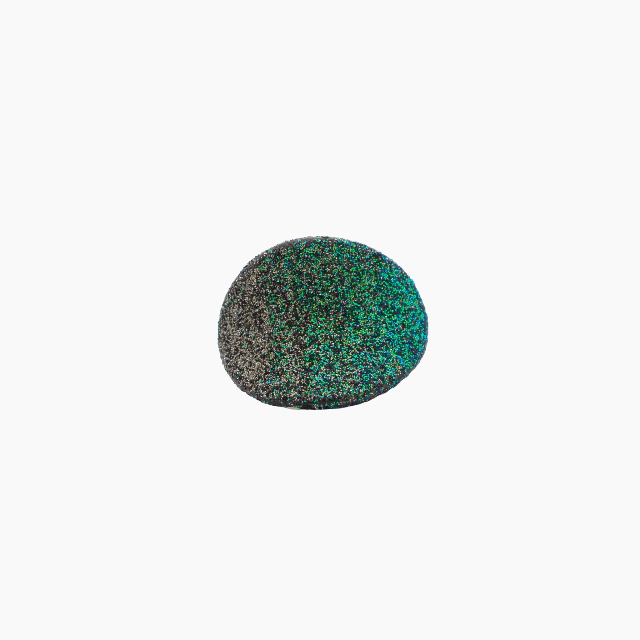 Round, multicolored ring on a white background