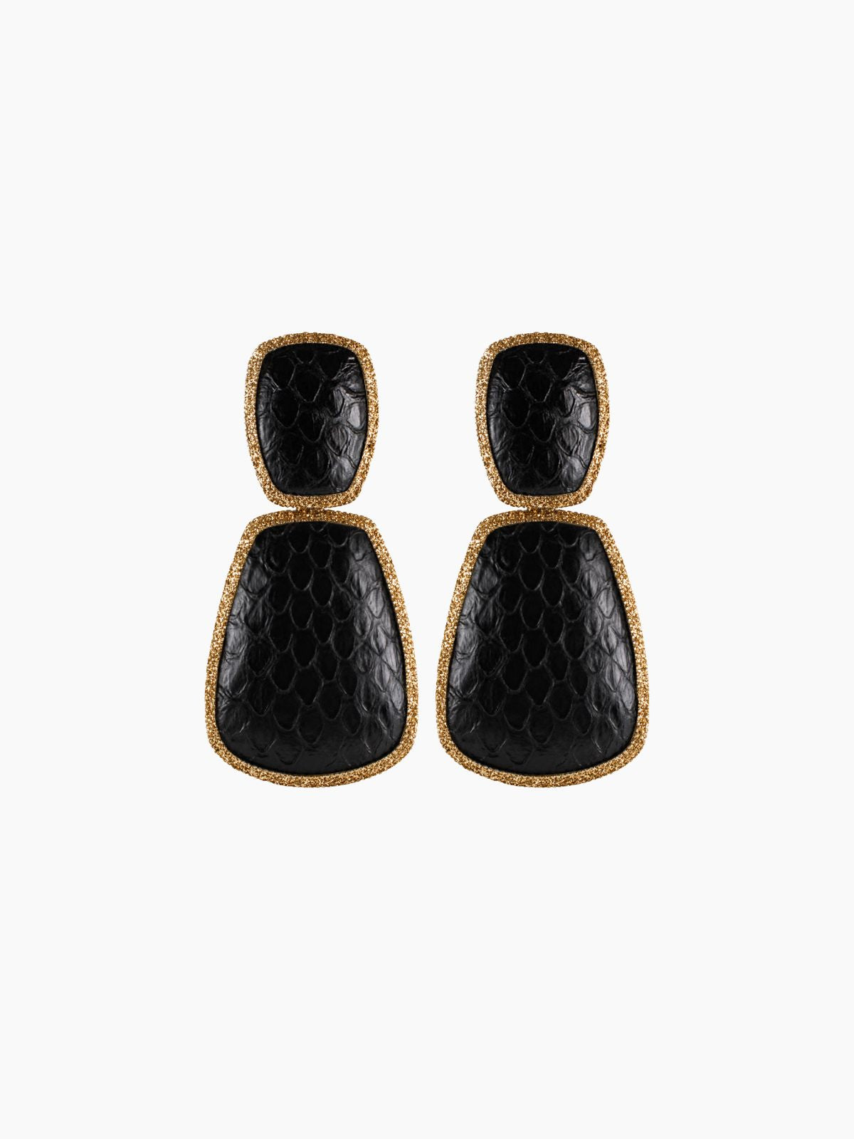 Elysia Exotic Snakeskin Earring